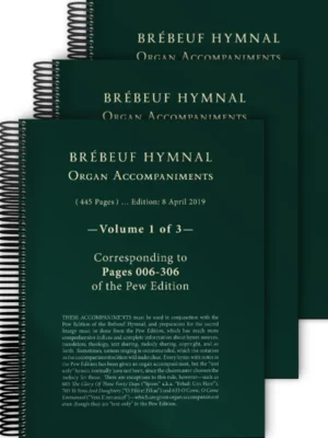 Brebeuf Hymnal Organ Accompaniment